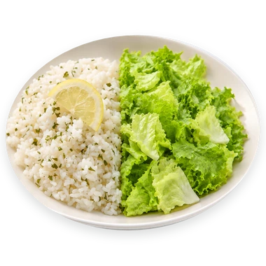 希臘檸檬月桂飯＋生菜